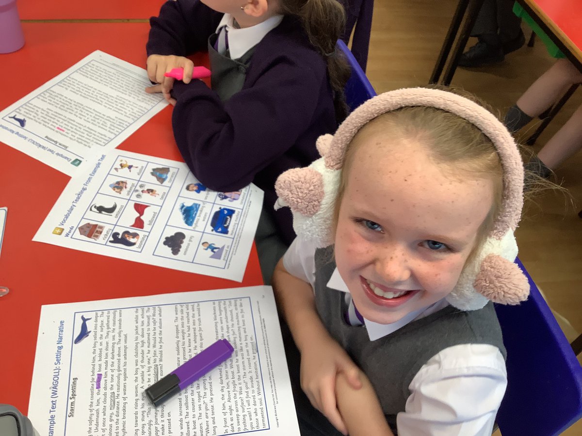 We have been exploring the meaning of words and phrases from our Example Text in English. #StPBwriters