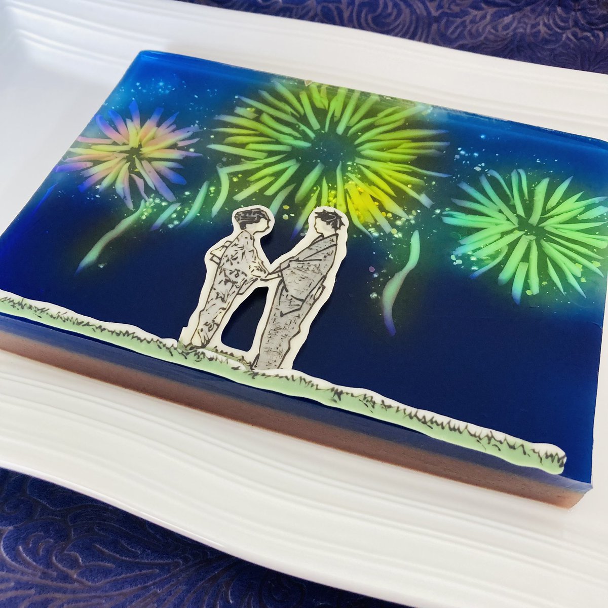 水羊羹を作りました🎆
このシーンは作っておきたかった…
はくこゆはチョコです🍫