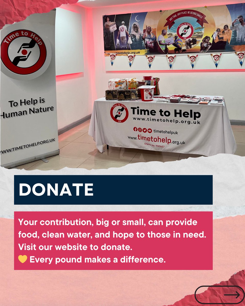 TimetoHelpUK's tweet image. Today is International Charity Day! 

There are so many ways you can make a difference, whether it’s giving, helping, or sharing, every effort counts. 

1️⃣ Donate: Support our life-changing projects with any amount you can.
2️⃣ Fundraise: Turn your birthday, bake sale, or marathon…