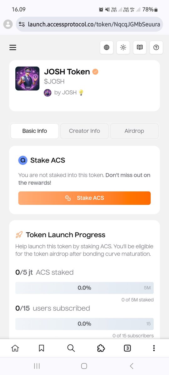 JoshWeb3Tech's tweet image. 👋 Hi guys. I'm delighted to highlight my exceptional journey in token creation on launch.accessprotocol.co/token/NqcqJGMb…. Discover what elevates this platform to new heights:
- A highly intuitive and effortless user interface for a flawless process 📈
- Exceptionally low-risk environment,…
