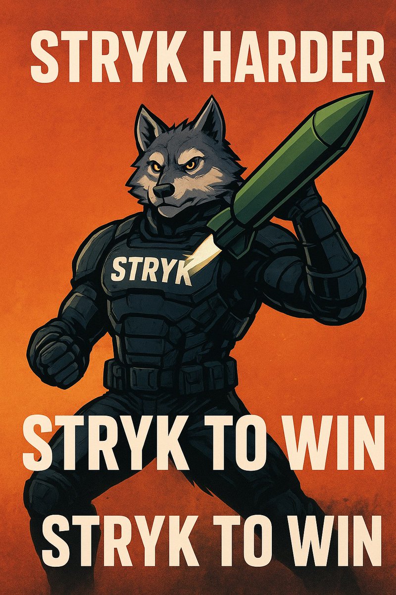 The loudest voices scream “moon” and “doom.” Meanwhile, $STRYK quietly builds the road to both safety and strength. Community first, gains follow.

💬 t.me/STRYK_Force
🌳 linktr.ee/STRYK_Force
📊 CA.: 4kB7quvWVLMFGbh3ypCneriFGkRSHqJf7JqoDPEBUaKw