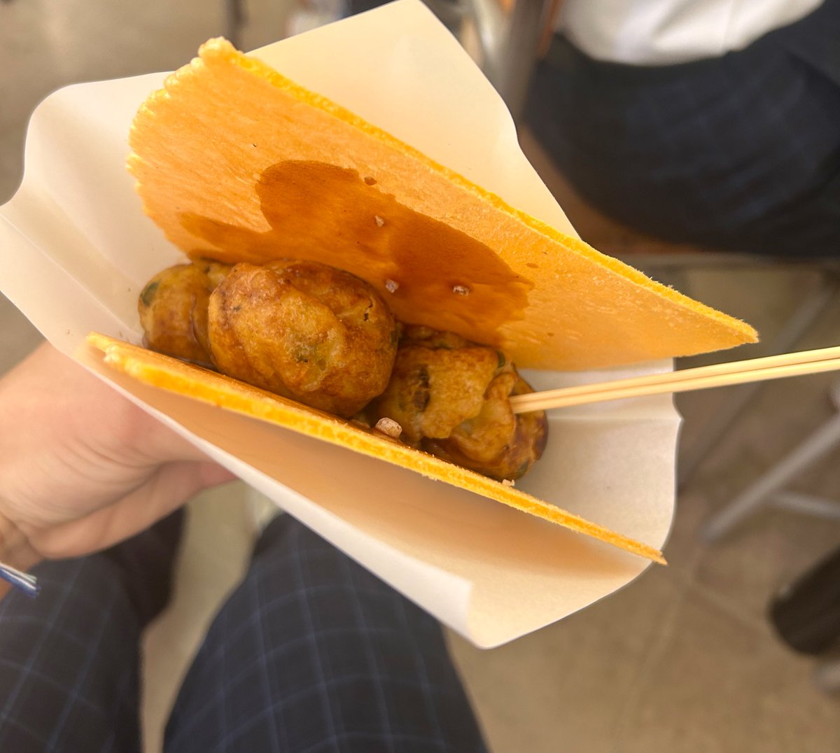 今日のお昼！
タコせん🐙 美味しかった(,,•﹏•,,)