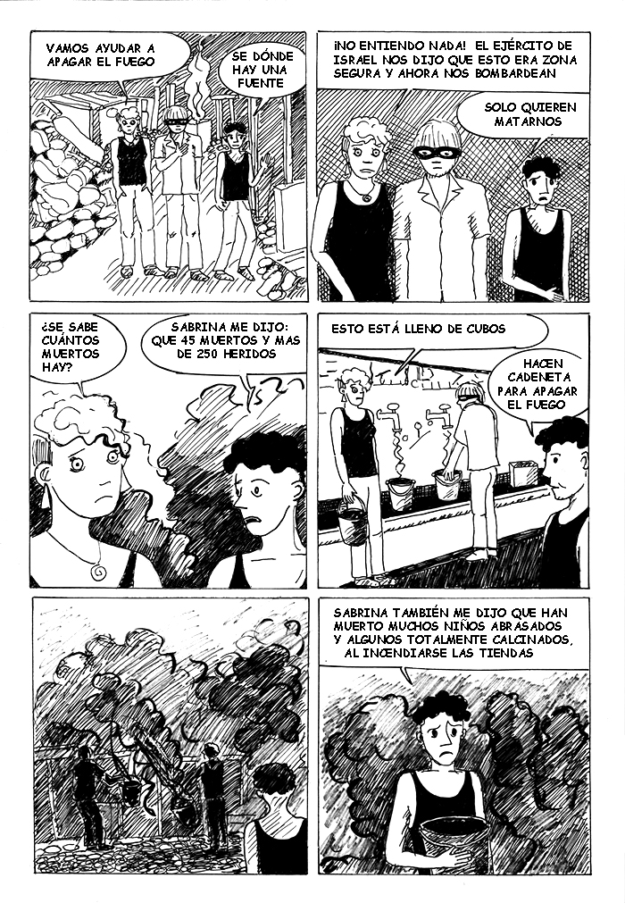el grito del dibujante: PERDIDOS EN LA FRANJA DE GAZA  38 ametskomiki.blogspot.com/2025/09/perdid…
