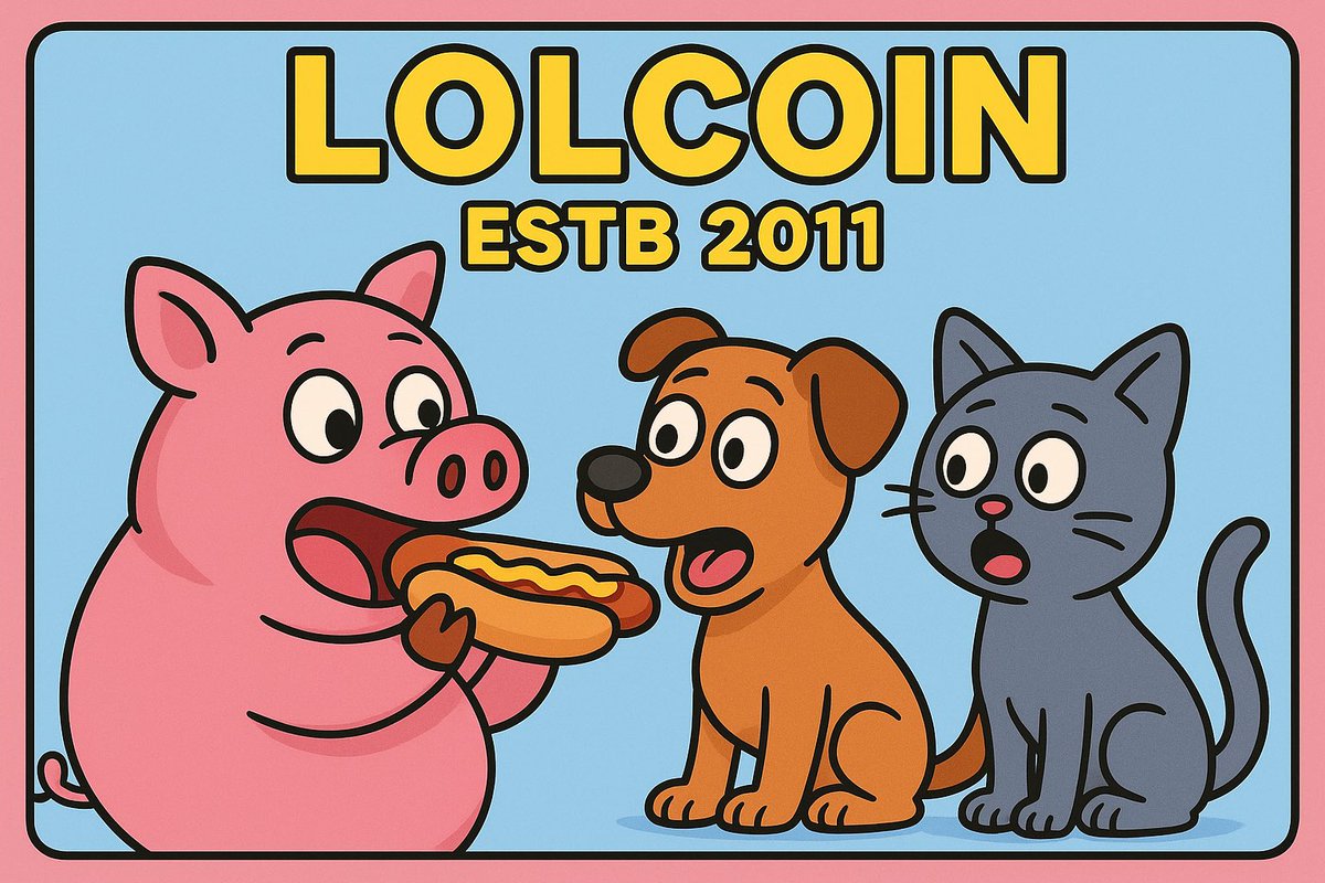 You might not like it but this is what the peak meme form looks like and there ain’t a fucking thing you can do about it!
Study the lore,get in below 10mill and your children will thank you for it!
current m.c : 5.8mill.
Lolcoin is going to a billion and more.
