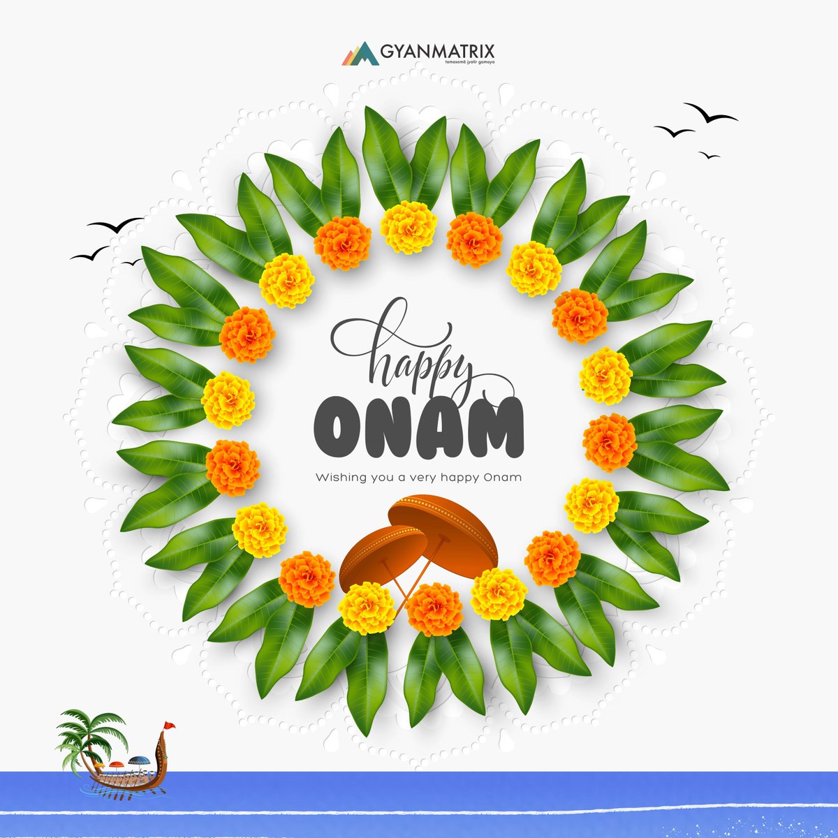 GyanMatrix's tweet image. Wishing everyone a Happy Onam 🌸✨ This season, we celebrate the joy of Onam, the guidance of Teachers’ Day 🎓, and the blessings of Milad-un-Nabi 🌙🙏, a time to embrace culture, knowledge, and faith together.