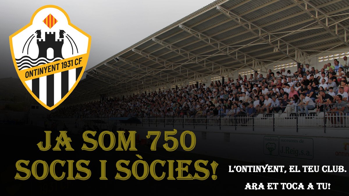 7️⃣5️⃣0️⃣ SOCIS

👏🏻 Gràcies a tots els que ho heu fet possible

➡️ Recordeu, aquesta vesprada de divendres de 18:30h a 20:30h estaran obertes les oficines del Clariano. També demà dissabte d'11h a 13h, per a situacions excepcionals

🤍🖤 L'Ontinyent, el teu club. Ara et toca a tu!