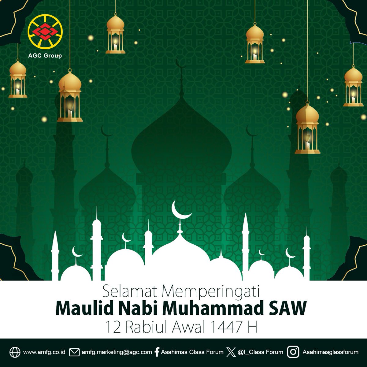 Selamat Memperingati Maulid Nabi Muhammad SAW 12 Rabiul Awal 1447 H.