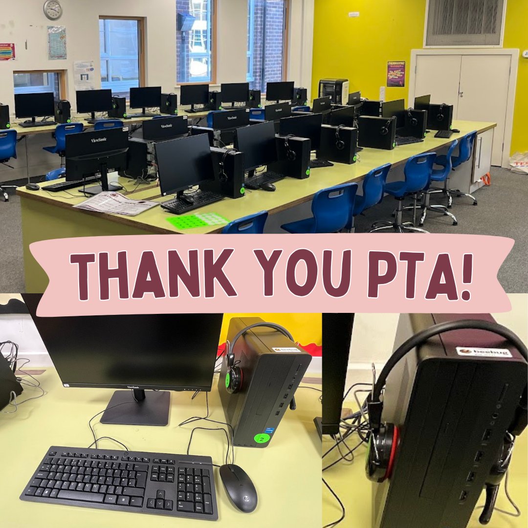 💻📢 BIG NEWS! Our computer suite has had an  upgrade!
All the old computers and headphones have been replaced with modern, efficient equipment — ready for our children to learn and explore.
A huge thank you to our amazing PTA! You’ve made this possible! 👏👏
#PinnerParkLife