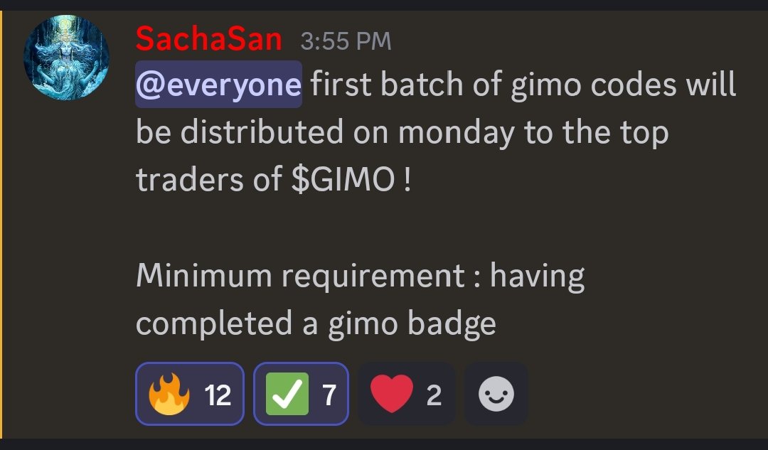 Bre™ (Ø,G) (@tanpa0x) on Twitter photo Gimo codes dropping Monday for “top $GIMO traders w/ a badge”
bro… badge?? what is this, Pokémon gym? 😂😂
#0GLabs
<a href="/0G_labs/">0G Labs (Ø,G) - AI L1</a> <a href="/zia_finance/">Zia (TradeGPT)</a> Gimo codes dropping Monday for “top $GIMO traders w/ a badge”
bro… badge?? what is this, Pokémon gym? 😂😂
#0GLabs
<a href="/0G_labs/">0G Labs (Ø,G) - AI L1</a> <a href="/zia_finance/">Zia (TradeGPT)</a>