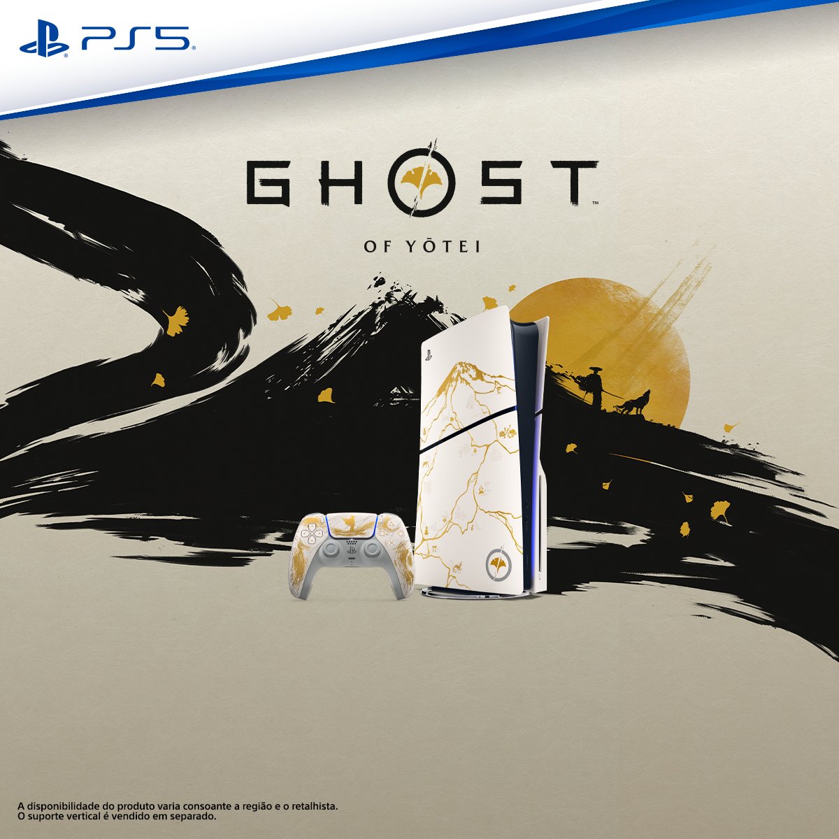 Explora cada recanto das terras deslumbrantes que rodeiam o monte Yotei com o conjunto Consola PlayStation®5 – Ghost of Yotei™ Edição Limitada Gold.
Reserva já em ecipt.info/ghostyotei