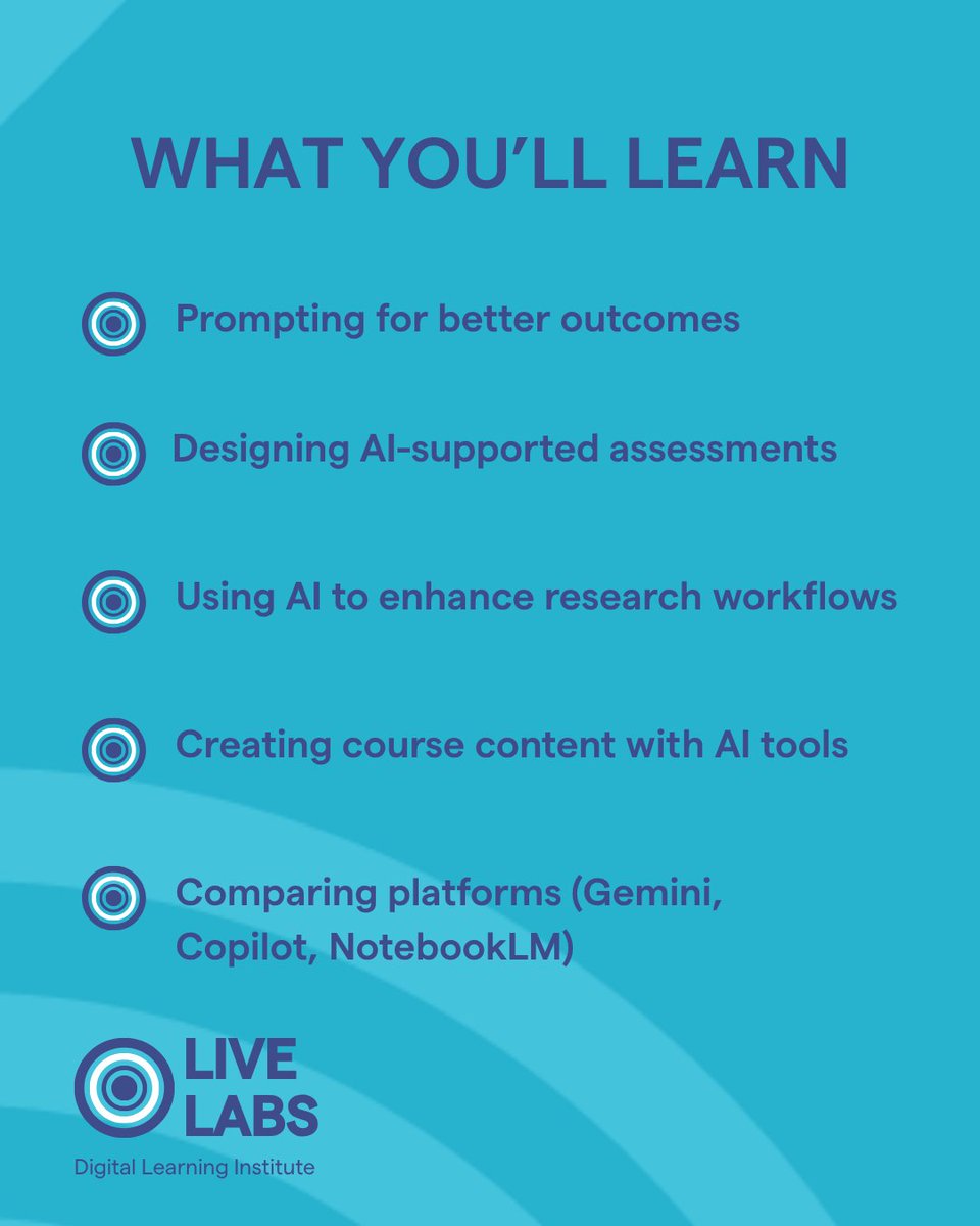 ⏰ Not long left to secure your spot!

Spaces are almost gone, and you can still secure your place with a 40% discount today.

🔗 eu1.hubs.ly/H0mRtsL0

#AIinEducation #AIForLearning #DigitalLearning #InstructionalDesign #LearningAndDevelopment #ProfessionalDevelopment #EdTech