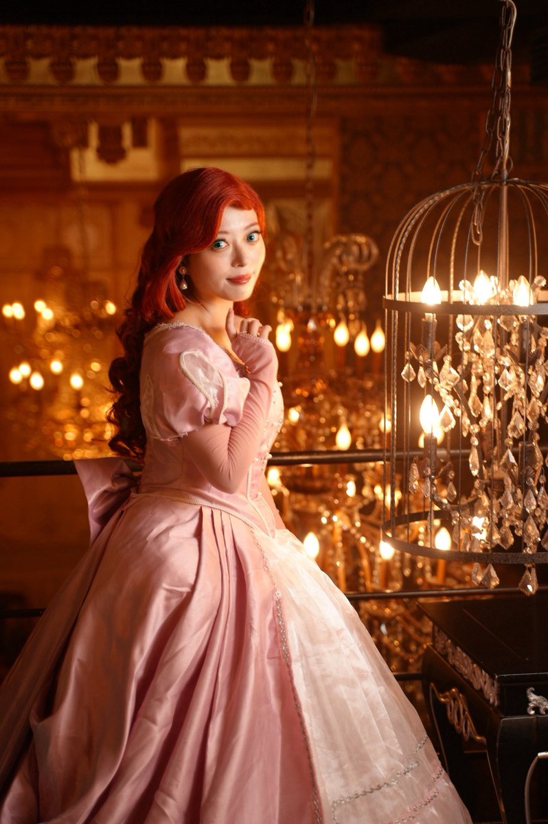 雰囲気の違う2枚🐚💗 アリエル🫧🫧 （ピンクドレス/カミスキードレス