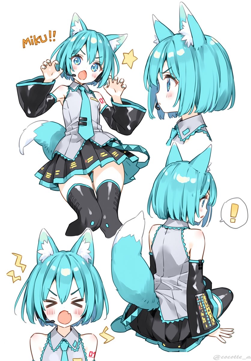 #初音ミク　ボブカットミクさん🐾