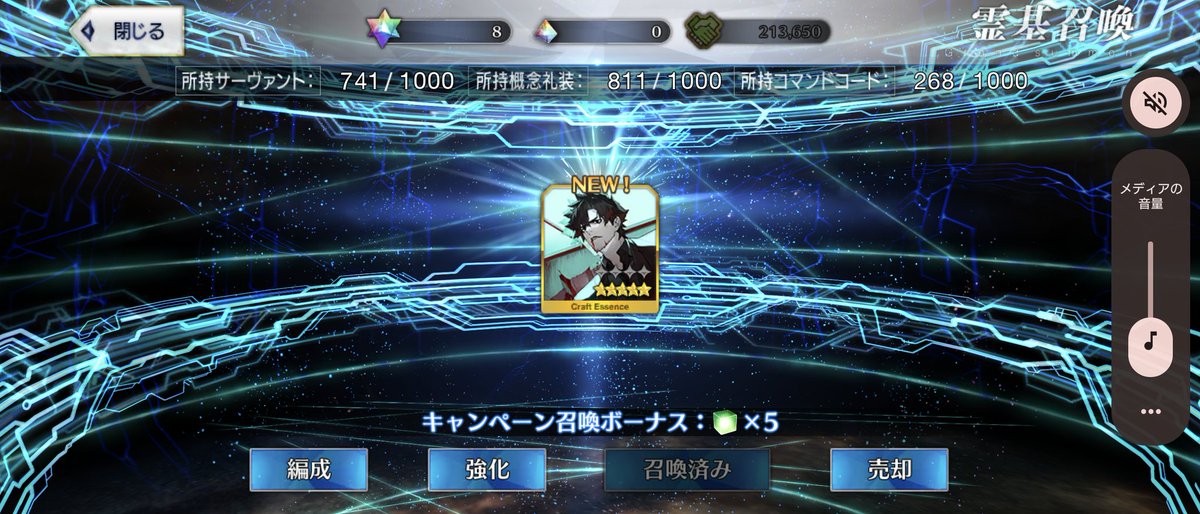 ついに忘れてしまった
1日1回のストーリー召喚31/32/33日目

ポストしてなさすぎてカウント不安になってきたな
今日NEW礼装でたヽ(^o^)丿