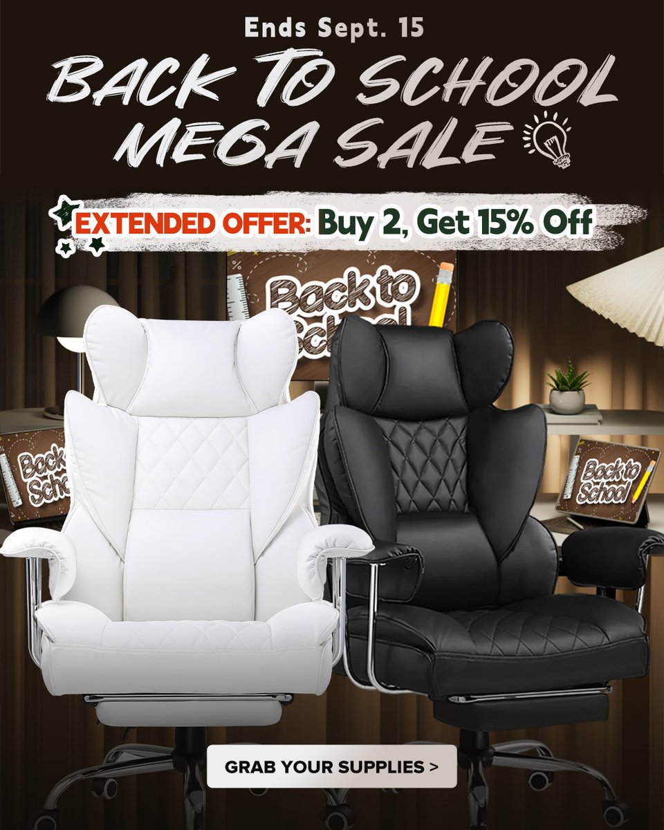 The Ultimate #BackToSchool Checklist:
Ergonomic Chair for those long study sessions? ✅✖️
A desk that actually fits your space? ✅✖️
A cozy bed frame to crash on after class? ✅✖️
Plus a vanity, sofa, storage... it's a lot. ✅✖️

Head to the link in our bio to shop all!