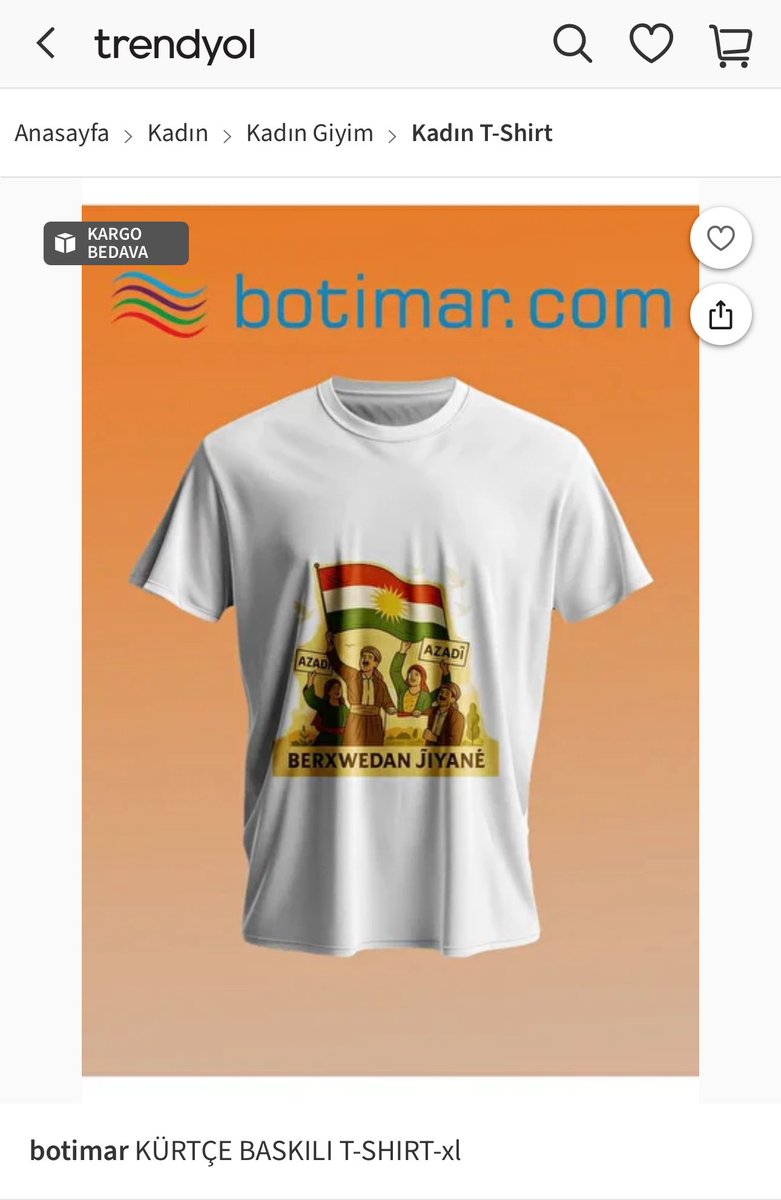 Trendyol’da karşıma çıkan bir t-shirt…

Benim için Trendyol faslı kapanmıştır. 

Ne Mutlu Türk’üm Diyene!🇹🇷

#trendyol