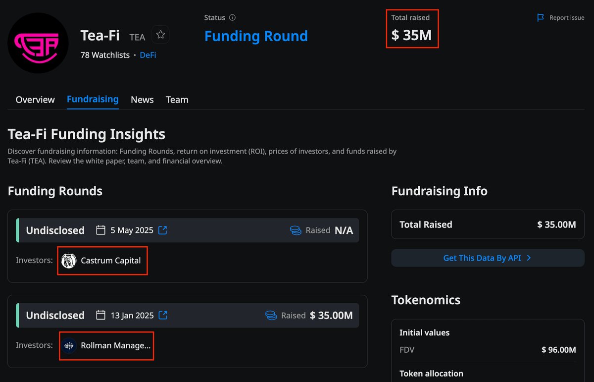 How to farm the $TEA airdrop the right way?

> Airdrop confirmed
> Raised $35.00M
> Step-by-step guide

The answer is in this Thread🧵👇