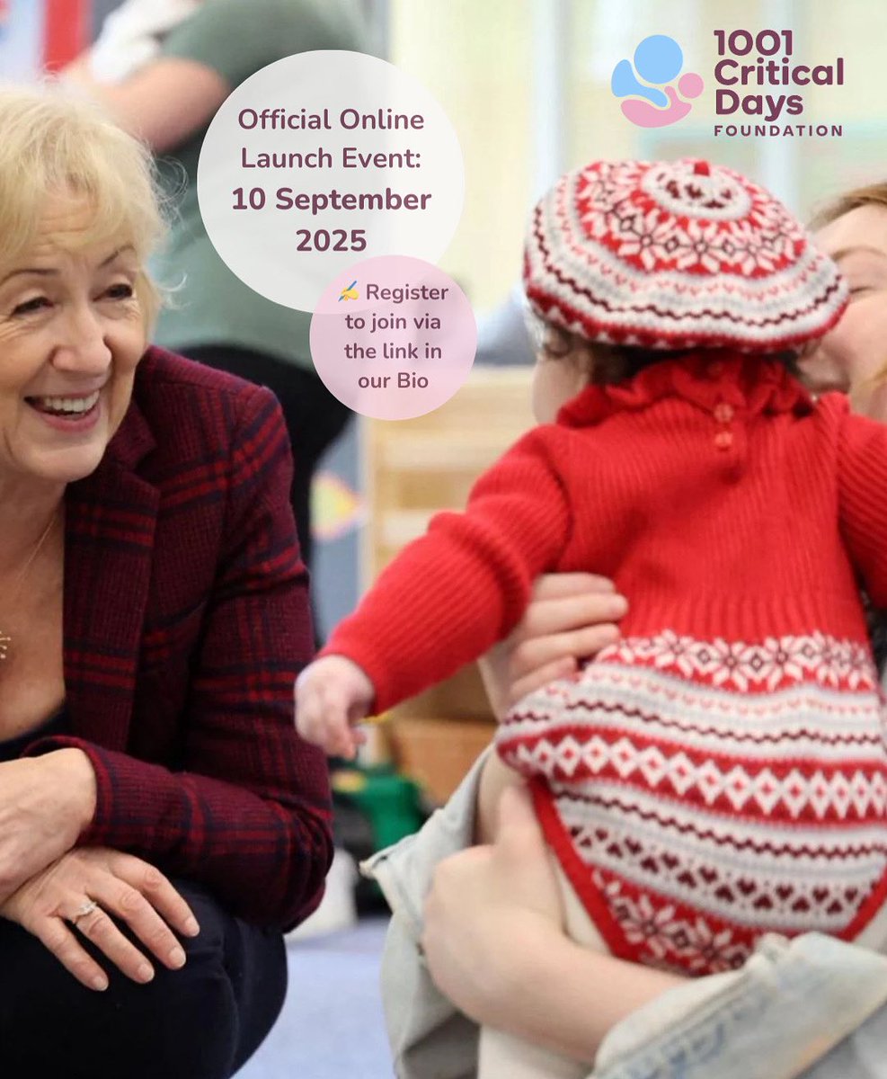 1001 Critical Days Foundation (@1001cdf) on Twitter photo We’re so excited to share that the official launch of the 1001 Critical Days Foundation will be taking place online on Wednesday 10 September at 6pm-7pm.
Register to join our event via the link below or in our bio #1001CriticalDays
 
tinyurl.com/e766w3hw We’re so excited to share that the official launch of the 1001 Critical Days Foundation will be taking place online on Wednesday 10 September at 6pm-7pm.
Register to join our event via the link below or in our bio #1001CriticalDays
 
tinyurl.com/e766w3hw