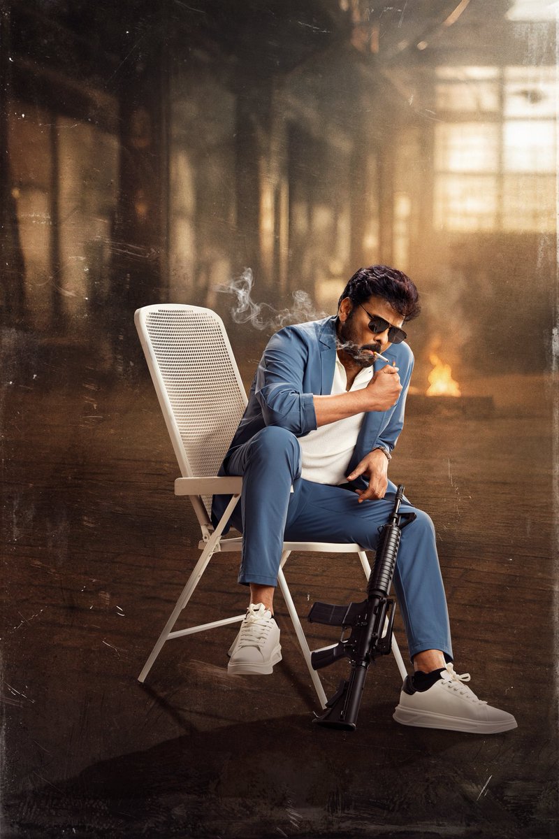 IndianClicks's tweet photo. #MegaUpdate Alert! 🚨 

The new schedule of #ManaShankaraVaraPrasadGaru begins today and will continue until the 19th ❤️‍🔥

Two chartbuster songs will be shot during this schedule 💥

Get ready for a visual treat as our Megastar @KChiruTweets garu will set the screens on fire this Sankranthi 2026 😎🔥

#MegastarChiranjeevi #ChiruAnil #MSG