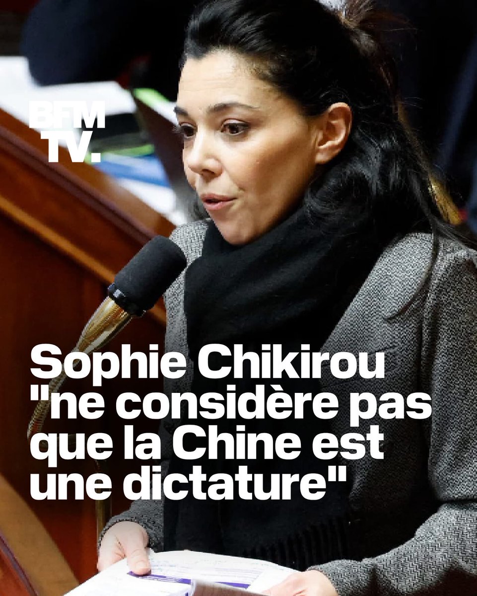Elle devrait demander l'avis des Ouighours ! 
Les LFI en Chine et les RN en Russie ..., quand ils auront testés la liberté d'expression là bas , ils reviendront bien vite pour pleurnicher en "dictature Macroniste"  tous ces charlots !