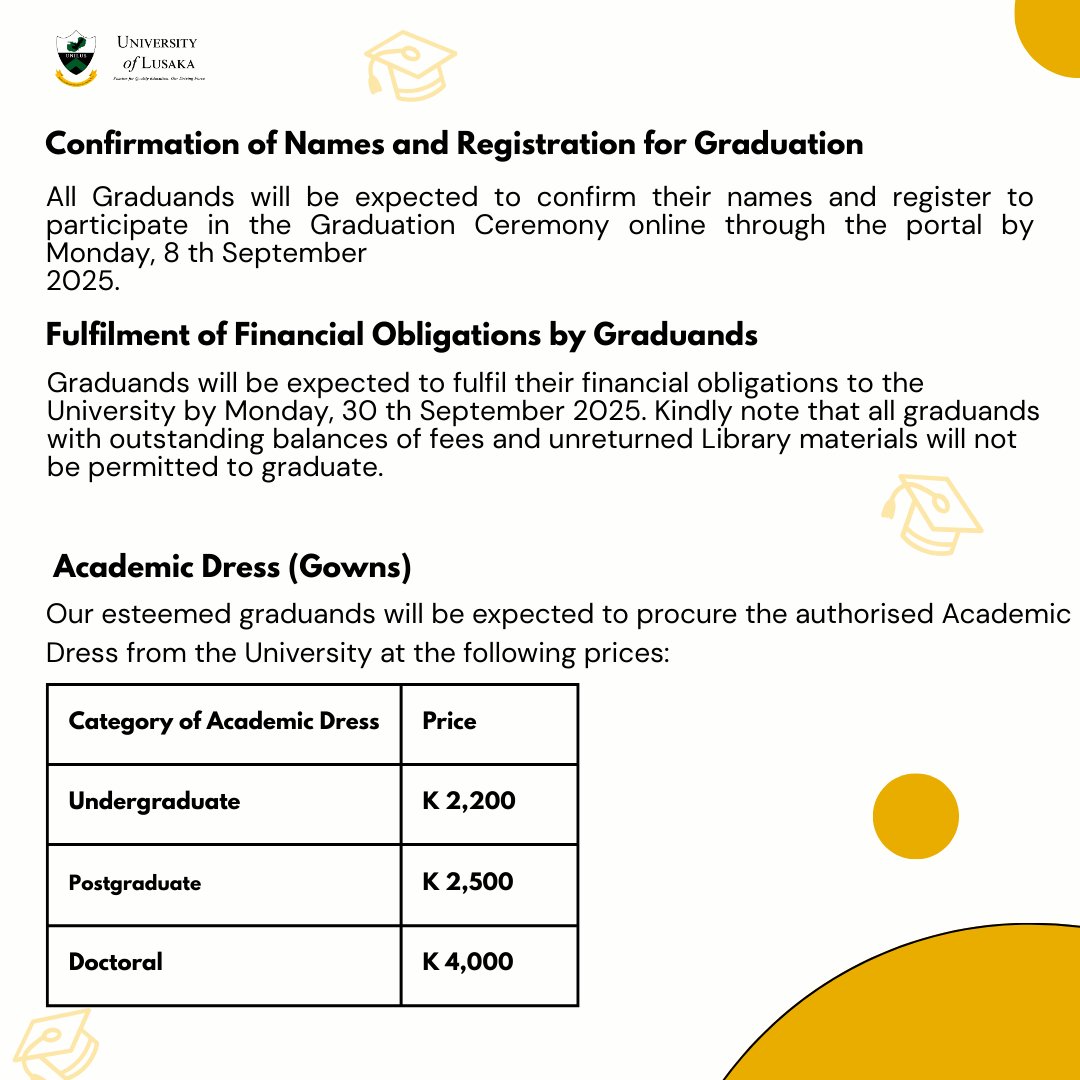University of Lusaka tweet media