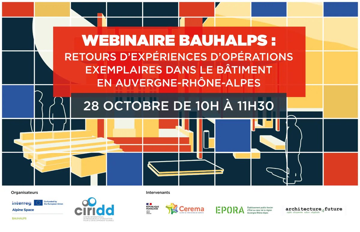 Retours d’expériences d’opérations exemplaires de bâtiments en Auvergne-Rhône-Alpes: Dans le cadre du projet Interreg Espace Alpin BAUHALPS et des événements organisés par le CIRIDD en 2025 sur… dlvr.it/TMtwwf #economiecirculaire #actualitécirculaire #AuvergneRhôneAlpes