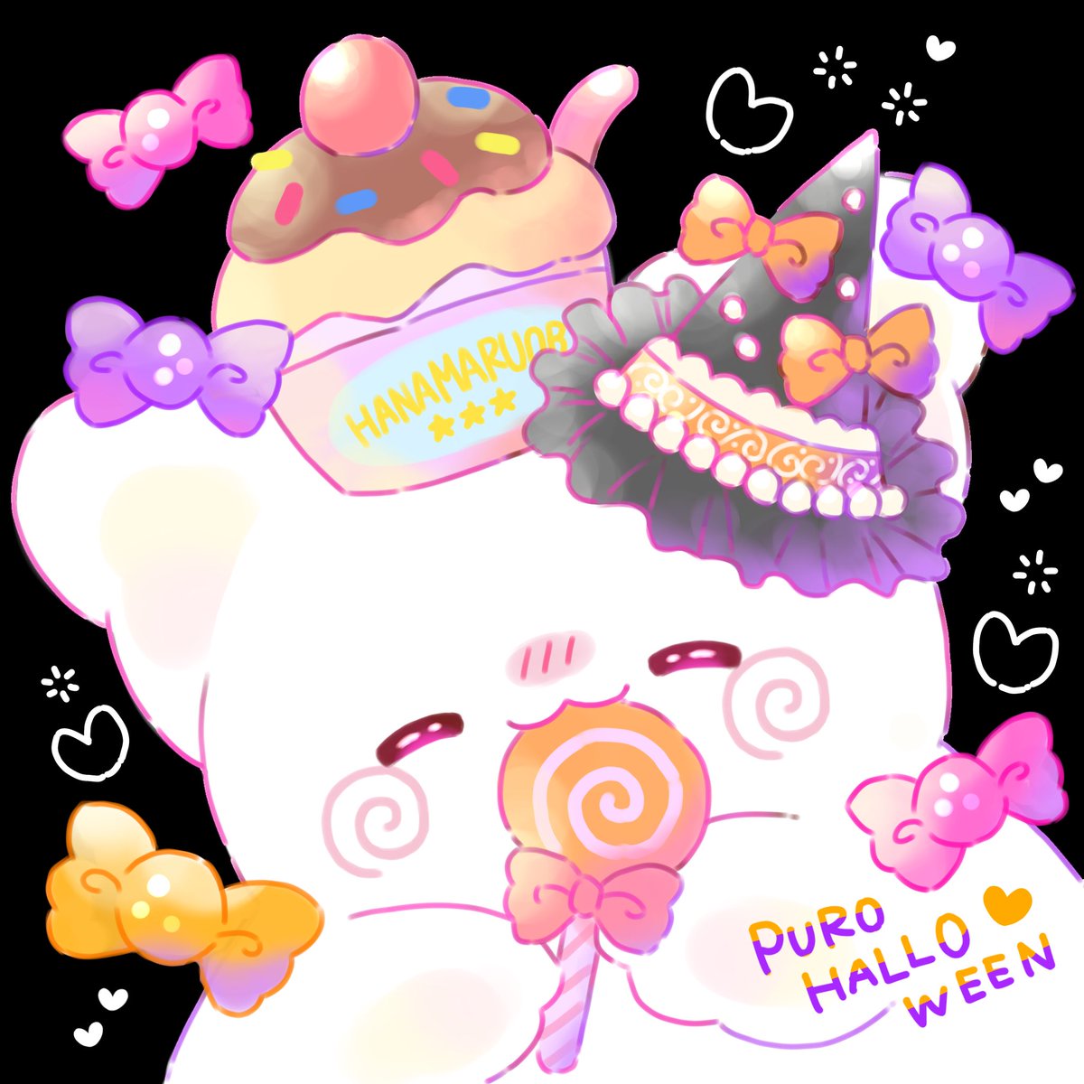 ハロウィンのお帽子もとっても可愛いね💜🧡୨୧ ˖*