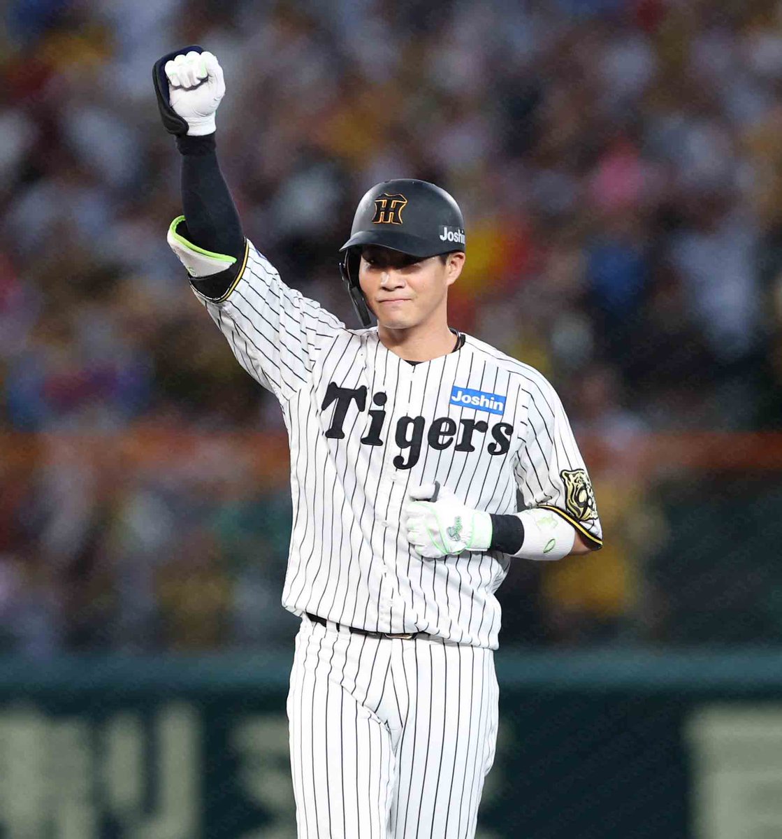 【美品】Tigers ユニフォーム 木浪聖也　Lサイズ 美品】Tigers ユニフォーム 木浪聖也 Lサイズ - メルカリ