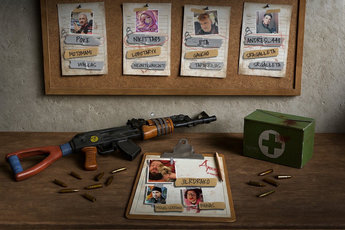 APOCALYPSE_RUST's tweet image. Cineeee🍿

¡Bienvenidos a #ApocalypseRust!

🔥 @jilrdraco + @miquelserranoRV + @Bainas11

🔥 @lawaridadepoke + @Berta68644001 + @wuiliamgualas

🔥 @Nikitta_83 + @LobotaryX + Nicontigonisinti

🔥 @JITA____ + @lex_gaucho + Taparrajas

🔥 @XAndreS_448X  + Sra.Galleta + Sr.Galleta…