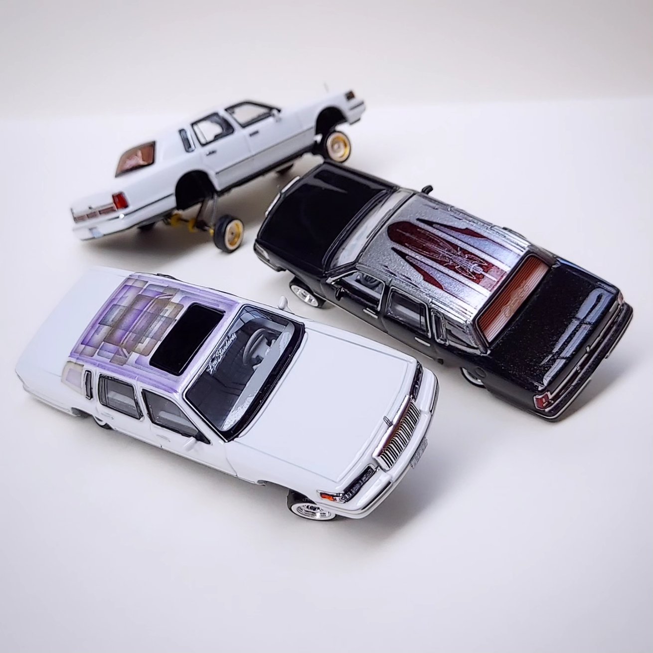 hoppos 1/64 lincoln towncar 精密ミニカ　ローライダー hoppos 1/64 lincoln towncar 精密ミニカ ローライダー