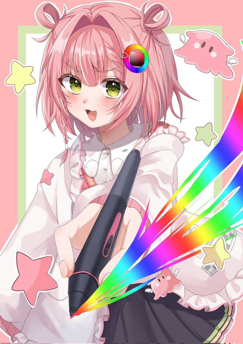 #にじぷかーと
虹深°ぬふちゃん！！！イラスト可愛くて大好きです🫶