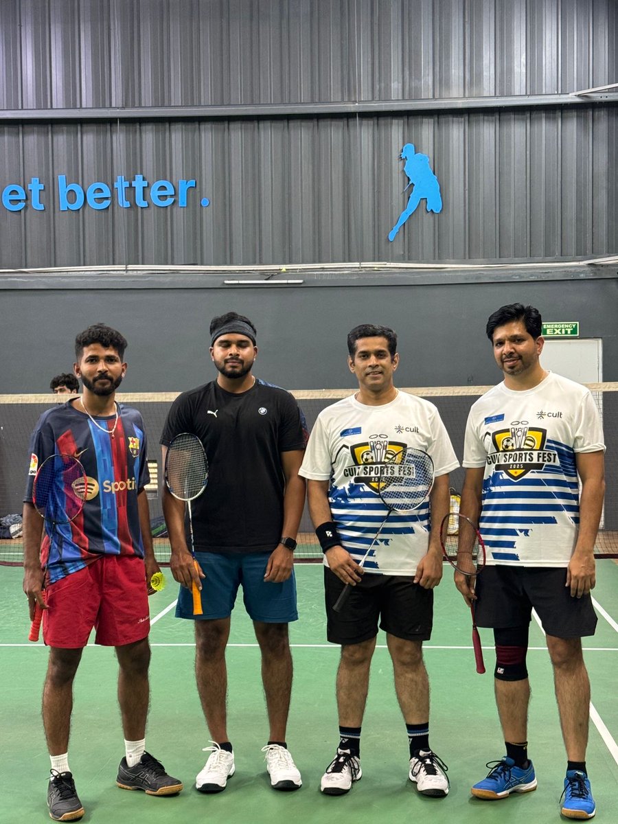 Intelliswift's tweet image. 🏸Our teams represented @Intelliswift and @LnTTechservices at Cult’s Intercorporate Sports Fest with great energy and performances. Proud of everyone who participated! 🎊
#SportsFest #TeamSpirit #Badminton #EmployeeEngagement