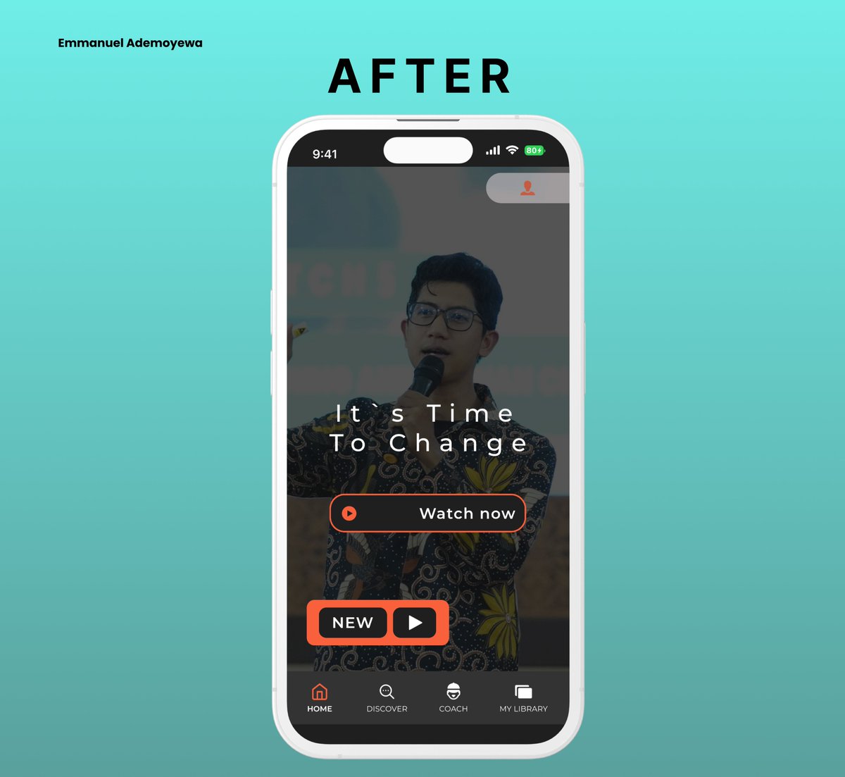 PowerfulEmm's tweet photo. Before vs After: Wireframe ➡️ Hi-Fi Mockup

From grayscale structure to a vibrant, engaging MOTIV8 Home Screen

Which one do you love more? Before or After? https://t.co/RGT6j2xhyC