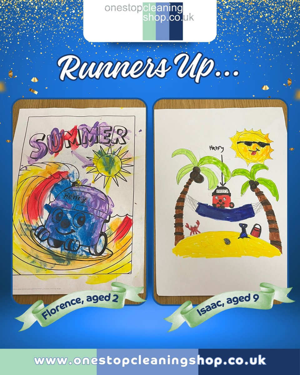 🌟🏆✨
A massive thank you to all the children who entered our Henry Colouring Competition over the Summer💚

Congratualtions to Jasper, who has won a £20 Smyths Toy Store voucher! 🏆
Plus, Florence and Isaac who have both won runners up prizes! 🥈

#henry #colouring #competition