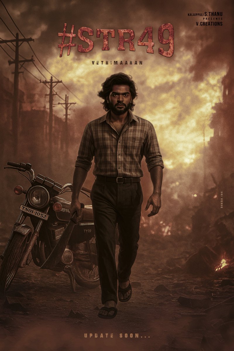 sri_verse's tweet photo. Adakki Aaluthu Morattu Kaalai... 🛐💥

#SilambarasanTR #Vetrimaaran #STR49 https://t.co/Ftxdps9Tio