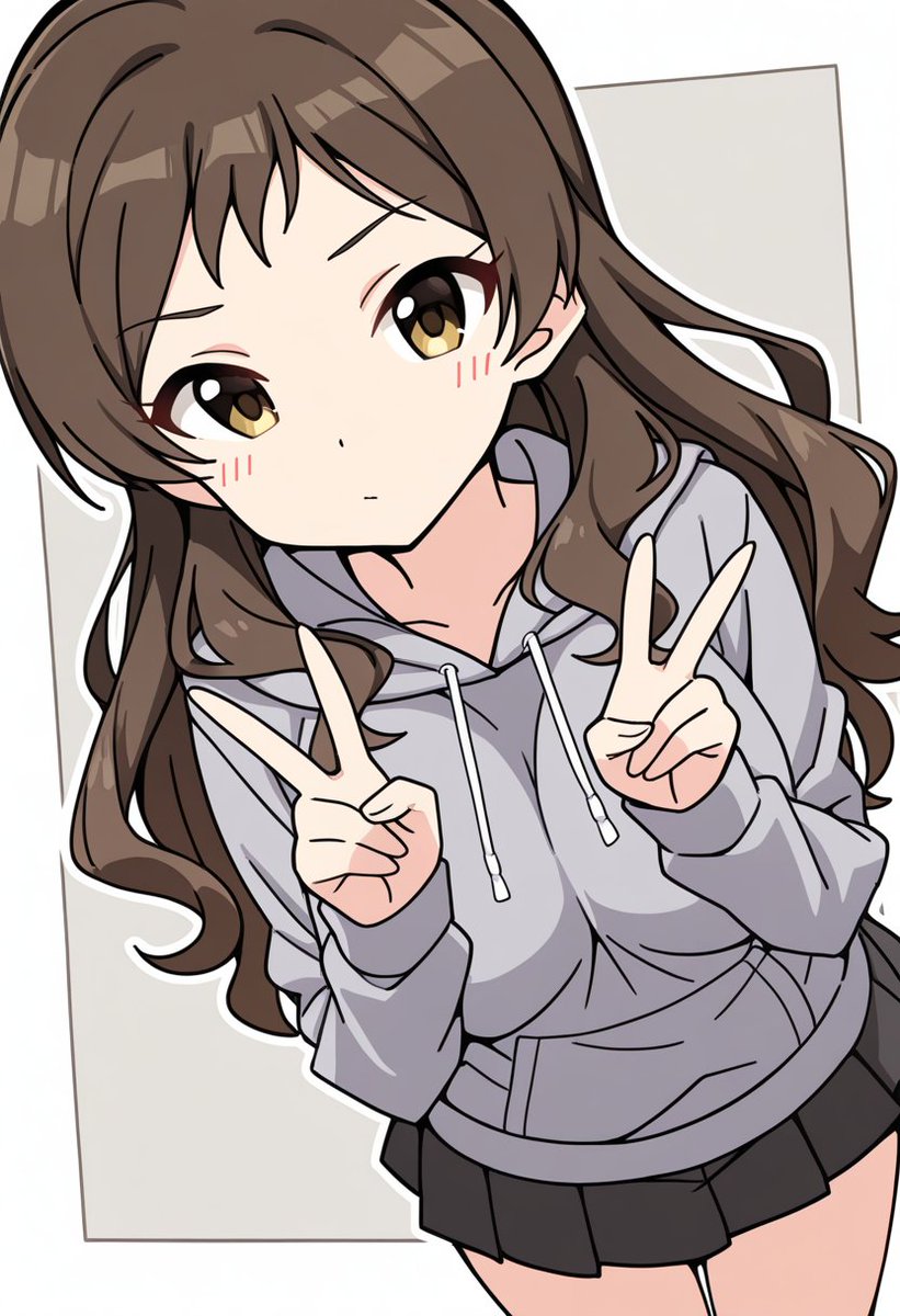 「こ、このポーズに意味ってあるんですか……？」
#北沢志保
#ミリシタ
#アイマス