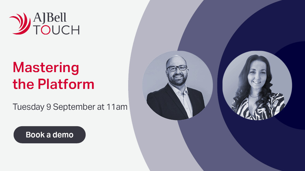 ajbell_touch's tweet photo. Explore a streamlined investment platform, built just for you…👀

Join us for our next ‘Mastering the platform’ demo on Tuesday 9 September from 11am 📅

Our Product Director, Mark Rendle, and Product Manager, Hannah Cocker, will show you how to get the most out of AJ Bell Touch – from seamless client onboarding, to fast payment processing. 

Remove friction points that slow you down: https://t.co/MsBBTDWmm8
