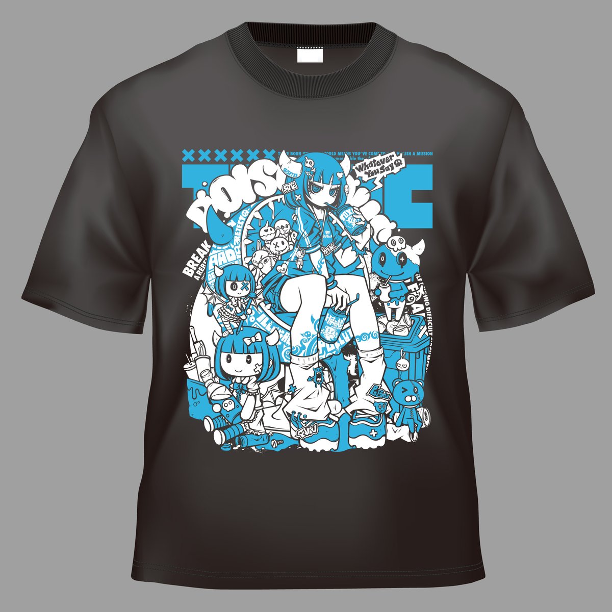 「Project.C.K.[X-CUTE] オリジナルデザインTシャツ(シルクプリ」|Project.C.K.のイラスト