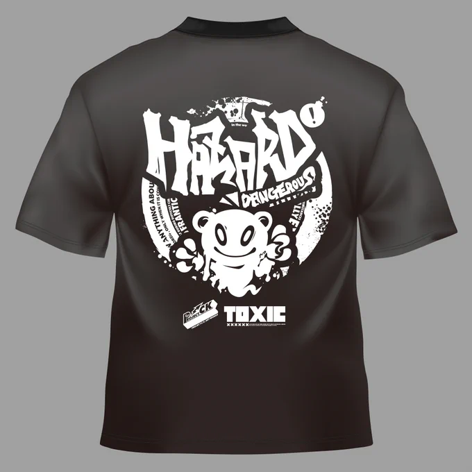 Project.C.K.[X-CUTE] オリジナルデザインTシャツ(シルクプリント) TOXIC、HAZARD!をBOOTHにて販売開始しました