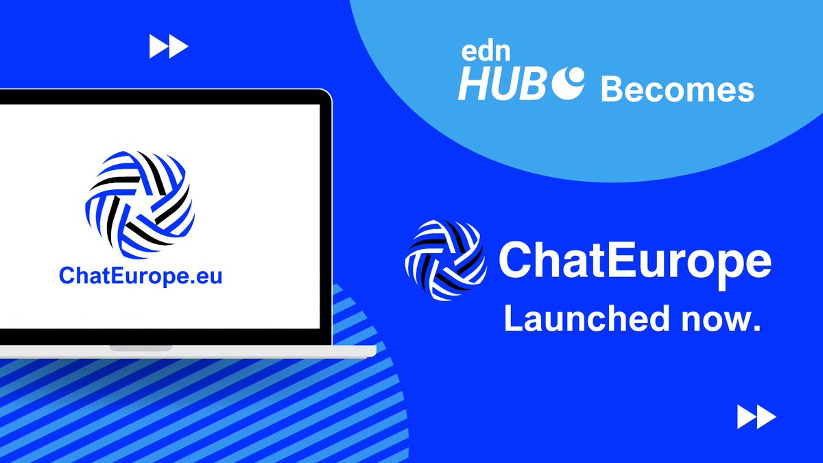 🚨 New launch! The <a href="/EUDataNewsHub/">EU Data News Hub🇪🇺</a> evolves into ChatEurope — the first chatbot fully dedicated to European affairs 👉 chateurope.eu

💙 Thanks for your support over the years — join us on our next chapter!

📲 Follow us also on Instagram: instagram.com/chateurope