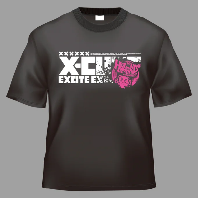 Project.C.K.[X-CUTE] オリジナルデザインTシャツ(シルクプリント) TOXIC、HAZARD!をBOOTHにて販売開始しました