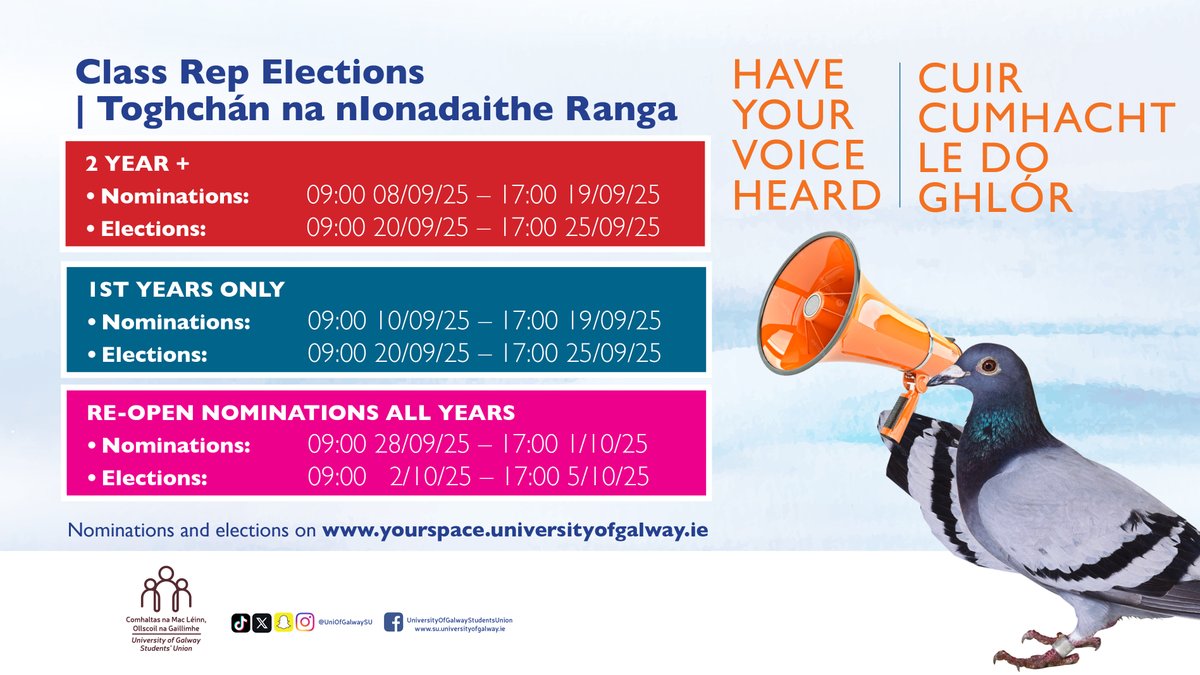 Comhaltas na Mac Léinn, Ollscoil na Gaillimhe tweet media