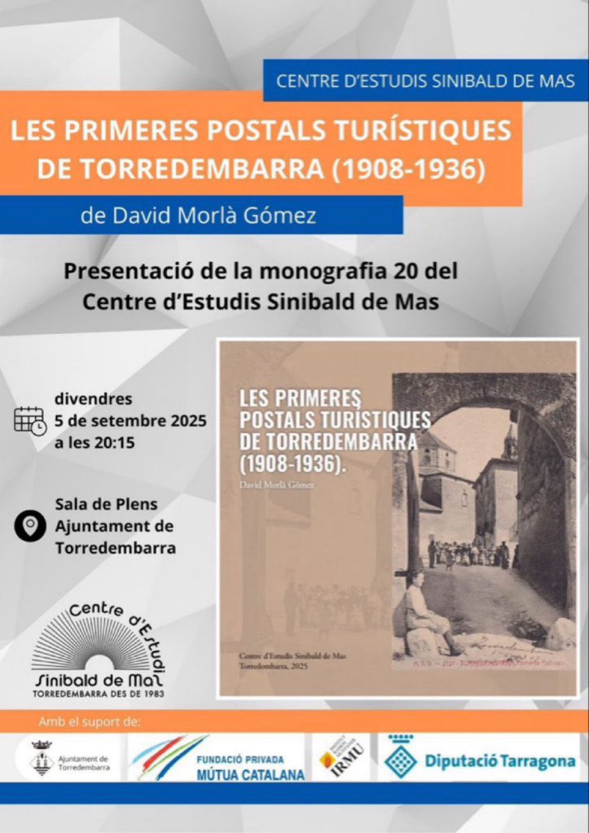 Centre d'Estudis Sinibald de Mas de Torredembarra tweet media
