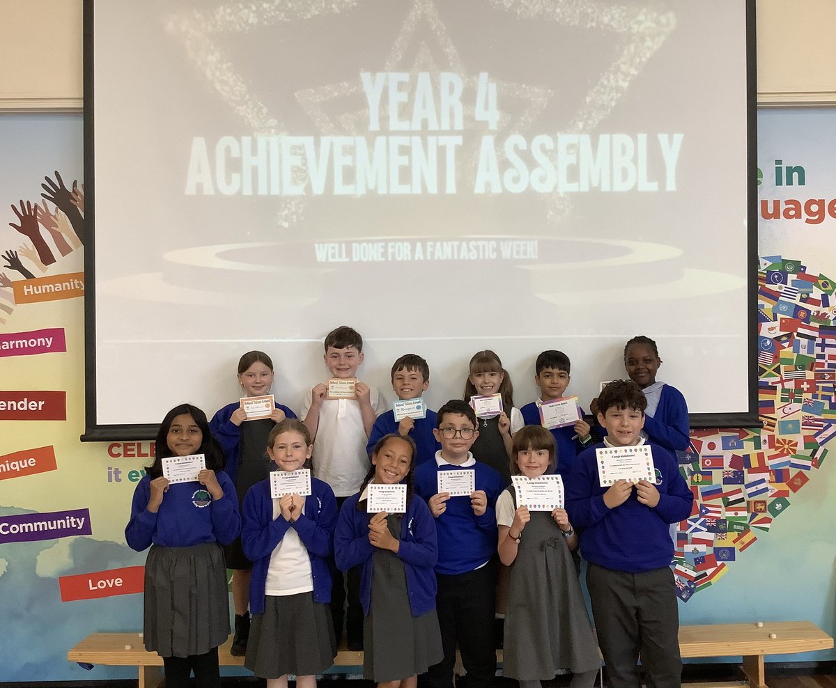 ReinwoodJuniors's tweet image. Well done to our Year 4 achievement winners! We have winners for posh lunch, school value and top dojo 🤩🏆🎉 #RJS4B #RJS4D #RJS4H