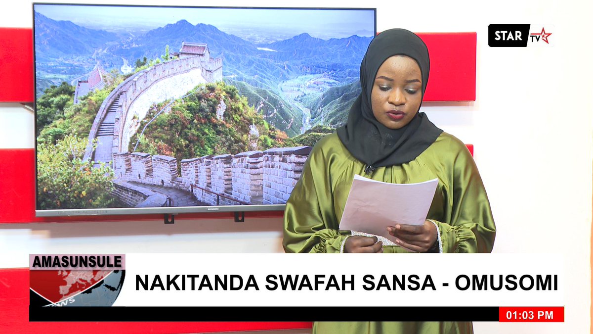 UBC STAR TV UGANDA (@startvuganda) on Twitter photo LIVE:AMAWULIRE AMASUNSULE NE NAKITANDA SWAFAH SANSA
LINK:youtube.com/live/R6lyd7hsB… LIVE:AMAWULIRE AMASUNSULE NE NAKITANDA SWAFAH SANSA
LINK:youtube.com/live/R6lyd7hsB…