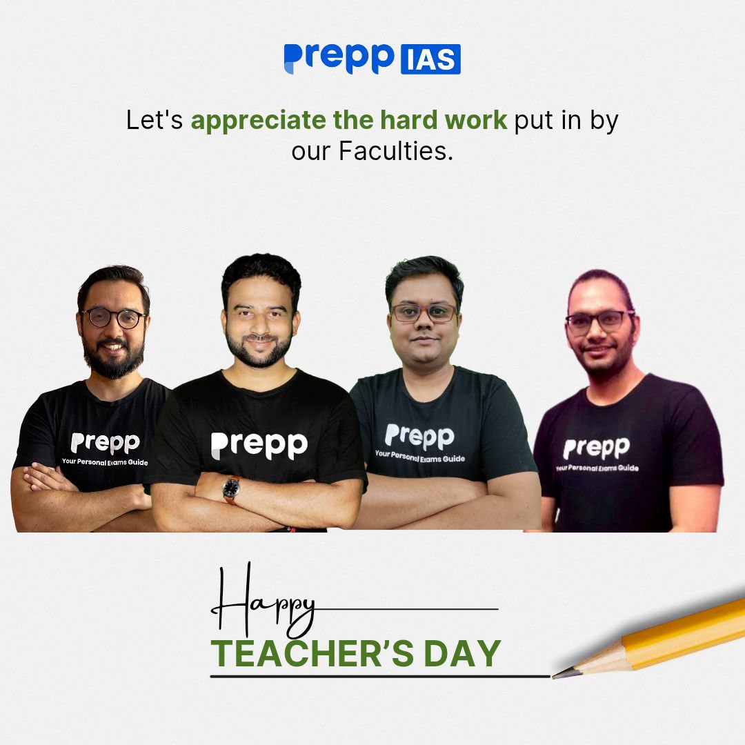 PreppIAS's tweet photo. To the teachers who sparked curiosity, nurtured dreams, and believed in us when we didn't believe in ourselves - thank you for shaping the future one student at a time. Your impact goes far beyond the classroom. 🍎📚 #TeachersDay #ThankATeacher https://t.co/7jZ2Sw3jgN