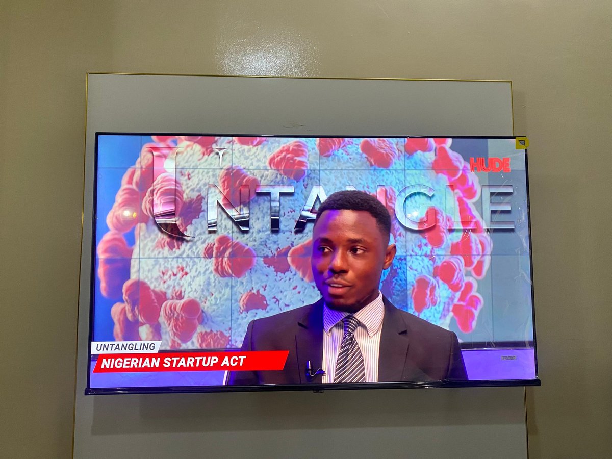 mm_arinze's tweet photo. On Monday, August 18, 2025, I had the privilege of speaking on air at the HUDE Network session themed “Demystifying the Startup Act: Law, Labels &amp; the Future of Innovation in Nigeria.” https://t.co/xUisAGHFnS