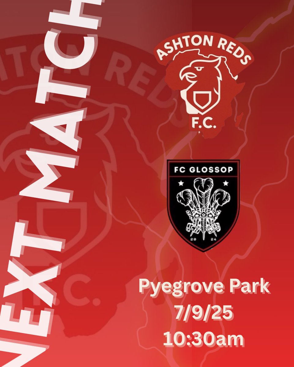 WAD FC (@fc_wad) on Twitter photo βΌοΈNew BeginningsβΌοΈ
We kick off our first campaign as Ashton Reds with a tough away fixture.
After a mixed pre season and a lot of changes to the squad, the lads will be hoping to get off to a positive start.
π <a href="/FCGlossop/">FC Glossop</a> 2ndβs
π Pyegrove Park, SK13 8QR
π
7/9/25
β° 10:30am βΌοΈNew BeginningsβΌοΈ
We kick off our first campaign as Ashton Reds with a tough away fixture.
After a mixed pre season and a lot of changes to the squad, the lads will be hoping to get off to a positive start.
π <a href="/FCGlossop/">FC Glossop</a> 2ndβs
π Pyegrove Park, SK13 8QR
π
7/9/25
β° 10:30am