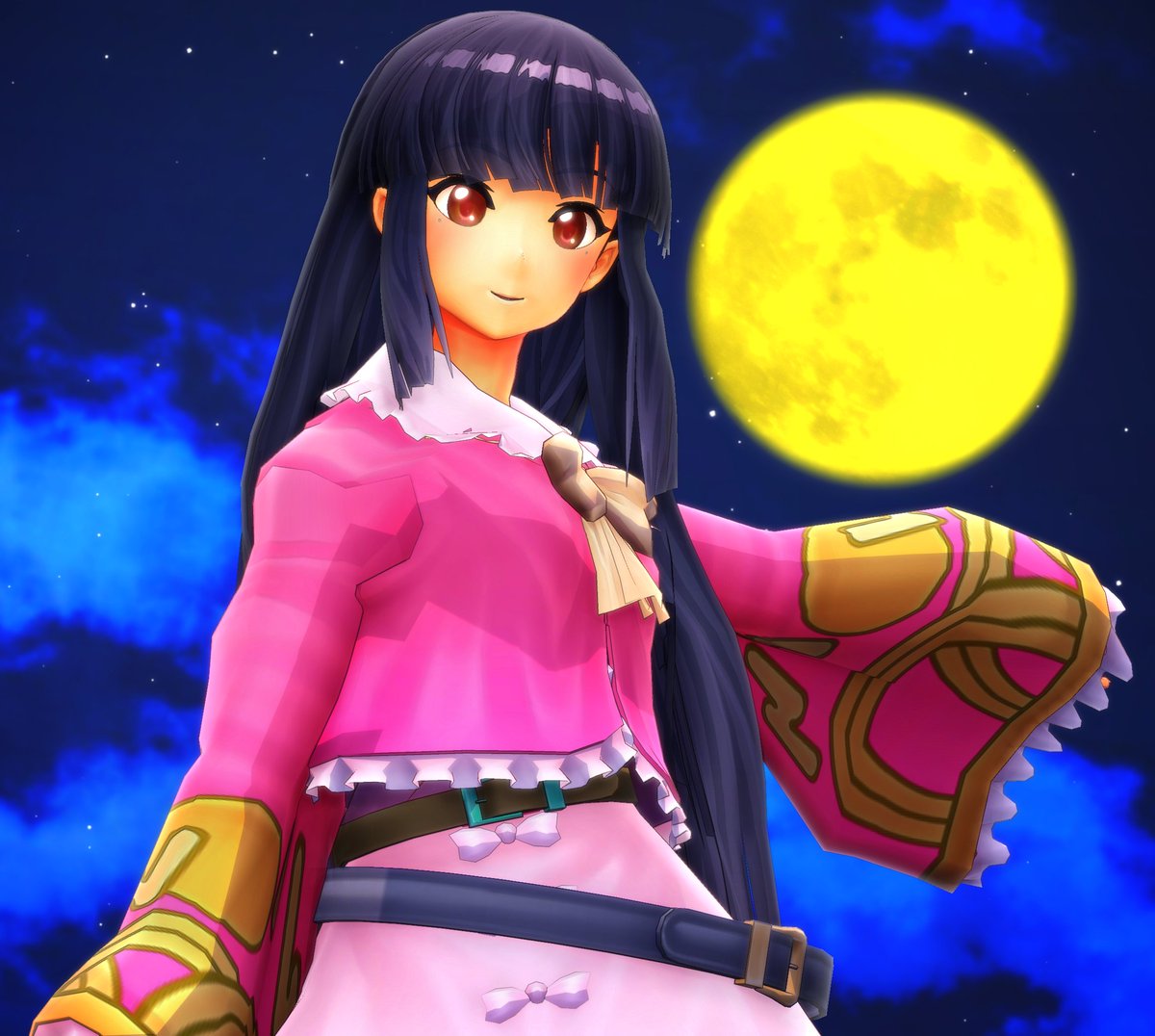 #深夜の真剣MMD60分一本勝負※東方版
お題：輝夜
#蓬莱山輝夜