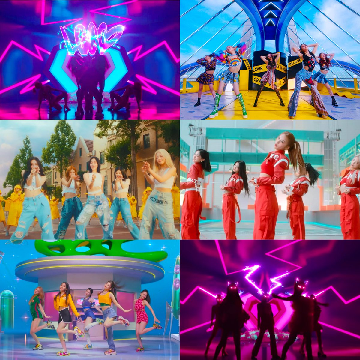 i’m living for all the colors in ITZY’s MVs. like thanks for making kpop fun